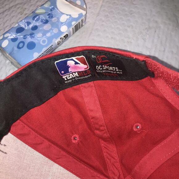 ST LOUIS CARDINALS RED LOGO KIDS YOUTH HAT MLB BASEBALL TEAM MVP AUTHENTIC NEW - Picture 8 of 10